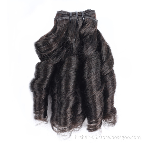 Raw indian temple virgin hair,raw double drawn virgin hair unprocessed,  Double Drawn Spring Culr Virgin Funmi Human Hair
